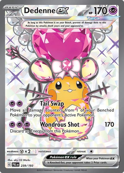 Dedenne ex - 239/193 - SV02: Paldea Evolved Nm