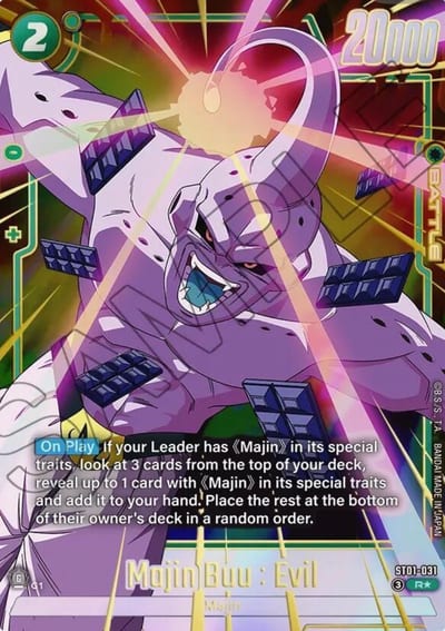 Majin Buu: Evil (Alternate Art) ST01-031