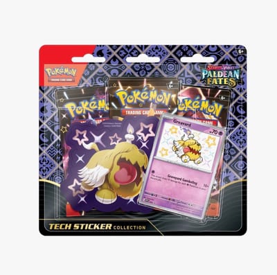 Paldean Fates Tech Sticker - Greavard (Sealed)