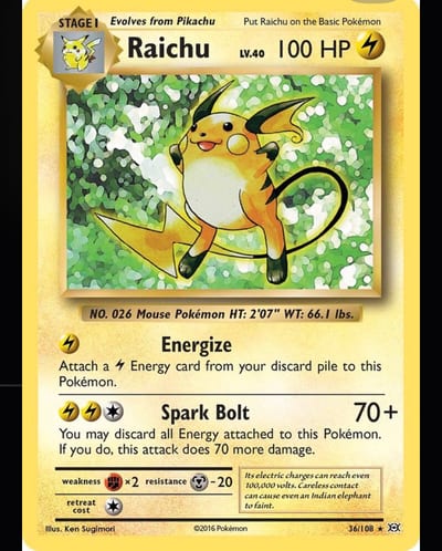 Raichu 36/108