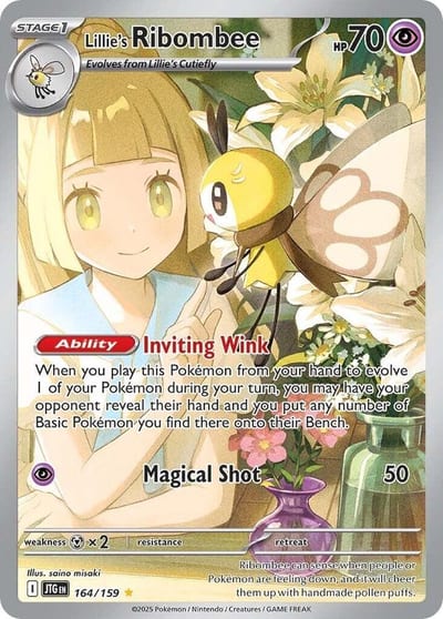 Lillie's Ribombee - 164/159 - SV09: Journey Together Nm