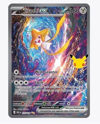 Jirachi ex - 155/128 - ME: 30th Celebration (30C)