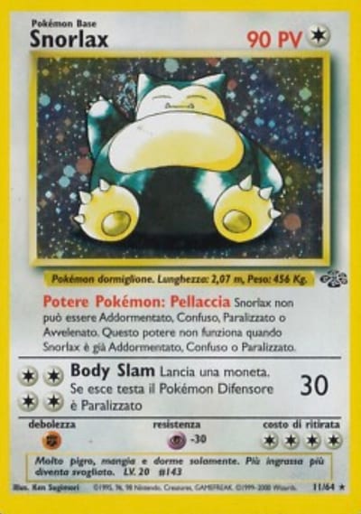 Snorlax (11) - Jungle (JU) HOLO
