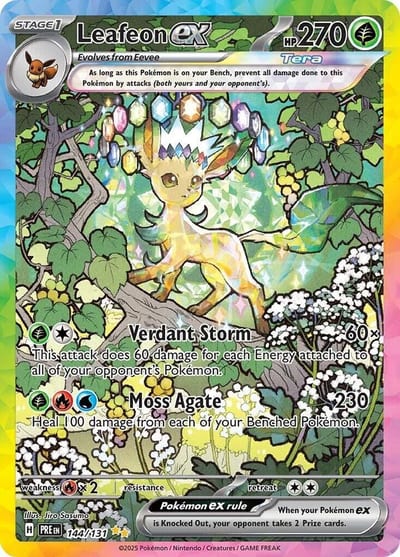 Leafeon ex - 144/131 - SV: Prismatic Evolutions Nm