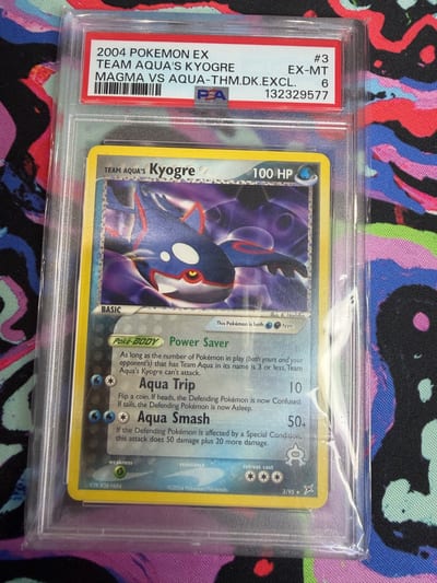 Team Aqua’s Kyogre 3/95 PSA 6