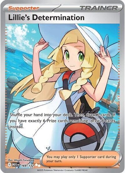 Lillie's Determination - 169/132 - ME01: Mega Evolution Nm