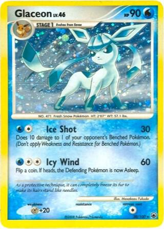 Glaceon - 20/100 (DP Majestic Dawn) - Deck Exclusives (PR) Mp