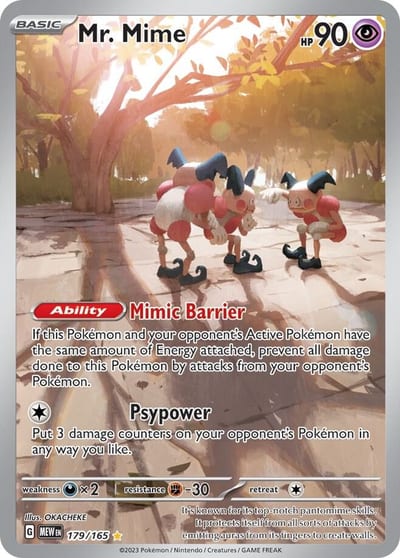 Mr. Mime - MEW 179/165