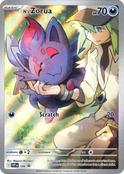 N's Zorua - 189 - SV: Scarlet & Violet Promo Cards Nm