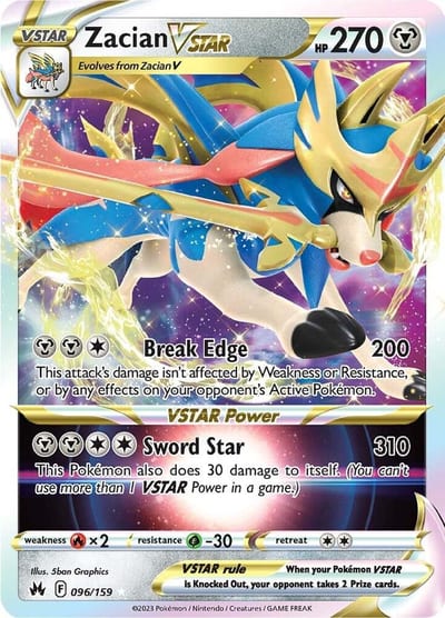 Zacian VSTAR - SWSH: Crown Zenith Nm
