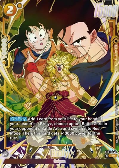 Broly (Alternate Art) ST01-049