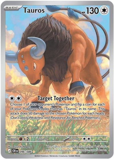 Tauros - 096/086 - ME04: Chaos Rising Nm