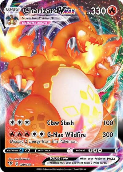 Charizard VMAX - SWSH03: Darkness Ablaze Nm