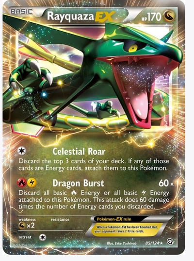 Rayquaza EX - Dragons Exalted (DRX)