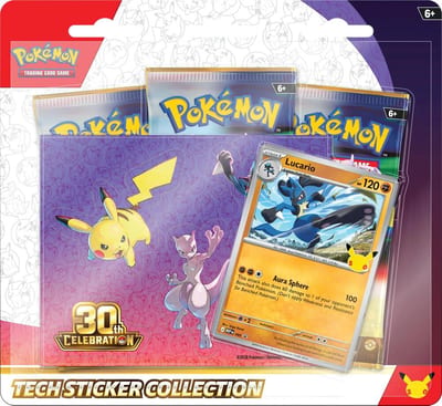 30th Celebration Tech Sticker Collection [Lucario] (Sealed)
