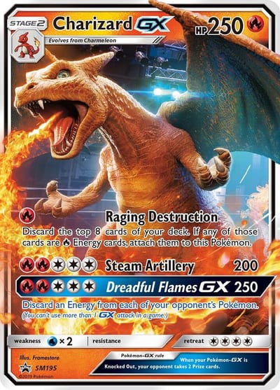 Charizard GX - SM195 - SM Promos Nm