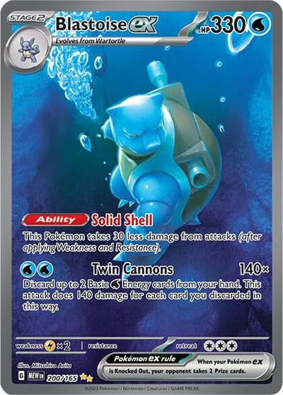 Blastoise ex - MEW 200/165