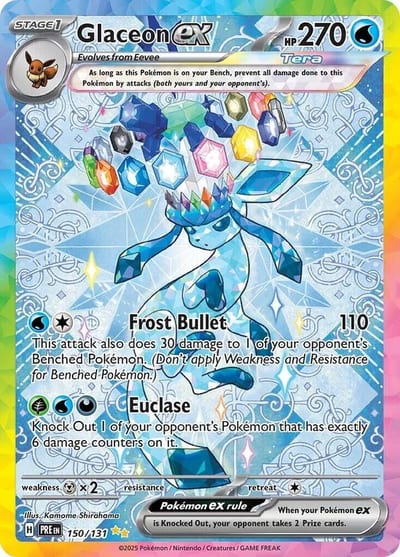 Glaceon ex - 150/131 - SV: Prismatic Evolutions Nm
