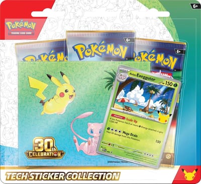 30th Celebration Tech Sticker Collection [Alolan Exeggutor] (Sealed)