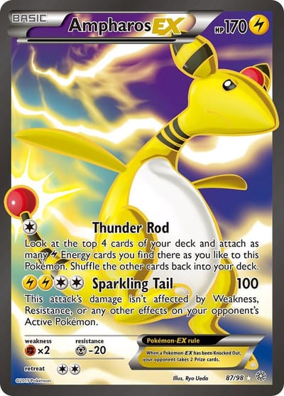 Ampharos EX (87 Full Art) - XY - Ancient Origins Lp