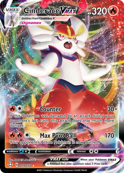 Cinderace VMAX - Shining Fates Nm