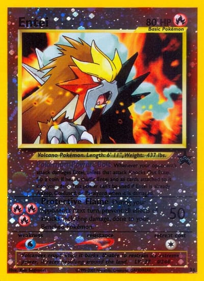 Entei - WoTC Promo Nm Reverse Holo