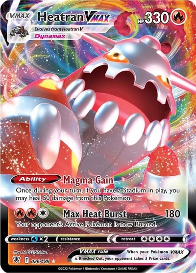 Heatran VMAX - SWSH10: Astral Radiance Nm