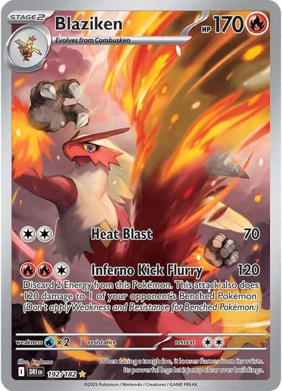 Blaziken - 192/182 - SV10: Destined Rivals Nm