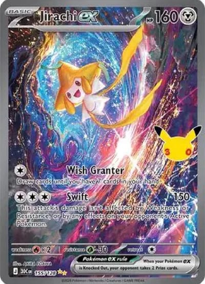 Jirachi ex - 155/128 - ME: 30th Celebration