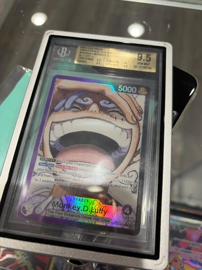 Monkey.D.Luffy Emporers In the New World Leader (Slab Bgs 9.5)