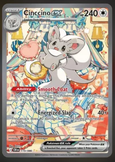 Cinccino EX - 119/086 - NM