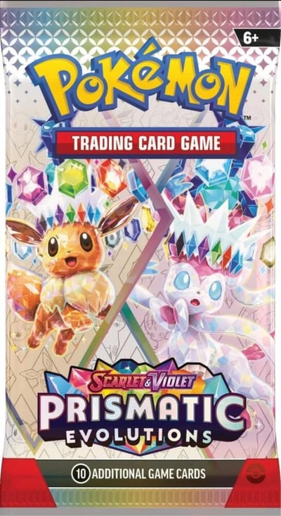 Prismatic Evolutions booster pack at Relic Collectibles