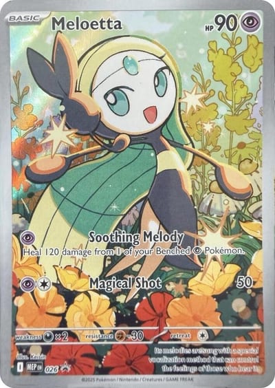 Meloetta - 026 - ME: Mega Evolution Promo Nm
