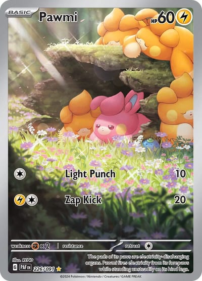 Pawmi - 226/091 - SV: Paldean Fates Nm