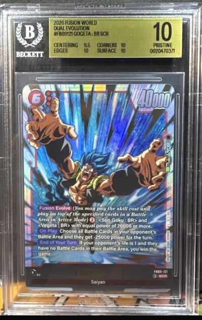 2026 FUSION WORLD DUAL EVOLUTION #FB09121 GOGETA: BR SCR (Slab BGS 10)