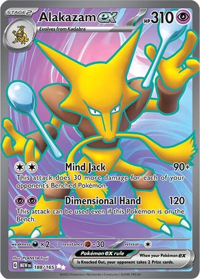 Alakazam ex - 188/165 - SV: Scarlet & Violet 151 Nm