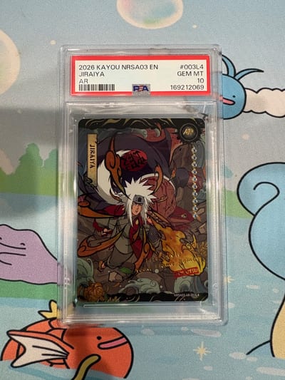 2026 Kayou NRSA03 EN JIRAIYA AR PSA 10 /777 (Slab PSA 10)