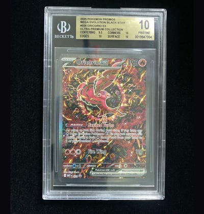 2025 POKEMON PROMOS MEGA EVOLUTION BLACK STAR #024 ORICORIO EX ULTRA PREMIUM COLLECTION BGS 10 (Slab BGS 10)