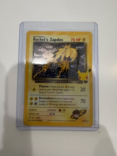 Rocket's Zapdos - Celebrations: Classic Collection NM