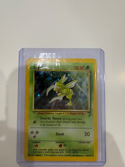 Scyther - Base Set 2 Holofoil Nm
