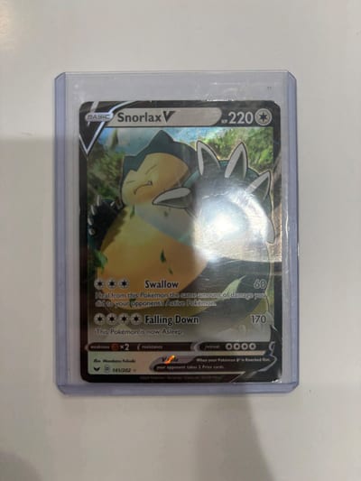 Snorlax V - SWSH01: Sword & Shield Base Set Lp