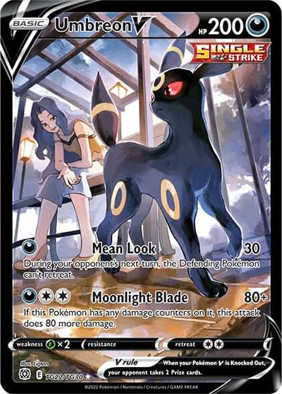 Umbreon V - SWSH09: Brilliant Stars Trainer Gallery Nm