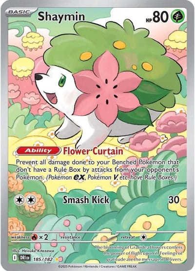 Shaymin - 185/182 - SV10: Destined Rivals Nm