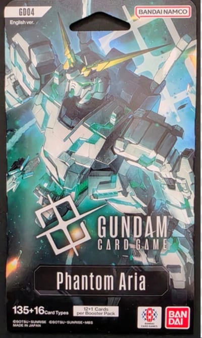GunDam Phantom Aria Sleeved Booster (Sealed)
