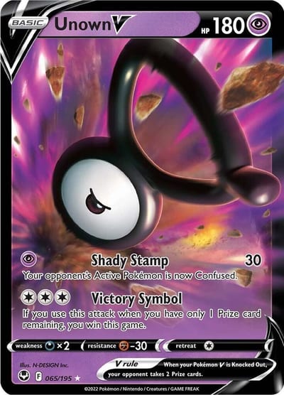 Unown V - SWSH12: Silver Tempest Nm