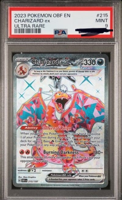Charizard ex - 215/197 - SV03: Obsidian Flames (OBF) (Slab)