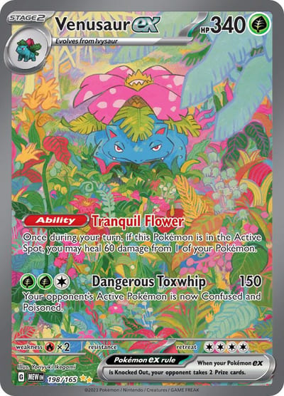 Venusaur ex - MEW 198/165