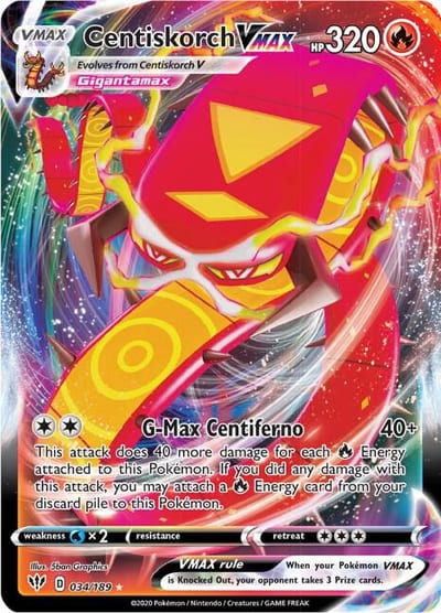 Centiskorch VMAX - SWSH03: Darkness Ablaze Nm