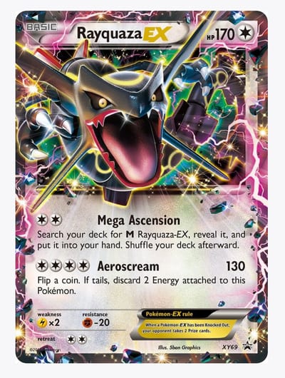 Rayquaza EX (Shiny) - XY Promos (PR) - LP