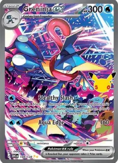 Greninja ex - 148/128 - ME: 30th Celebration